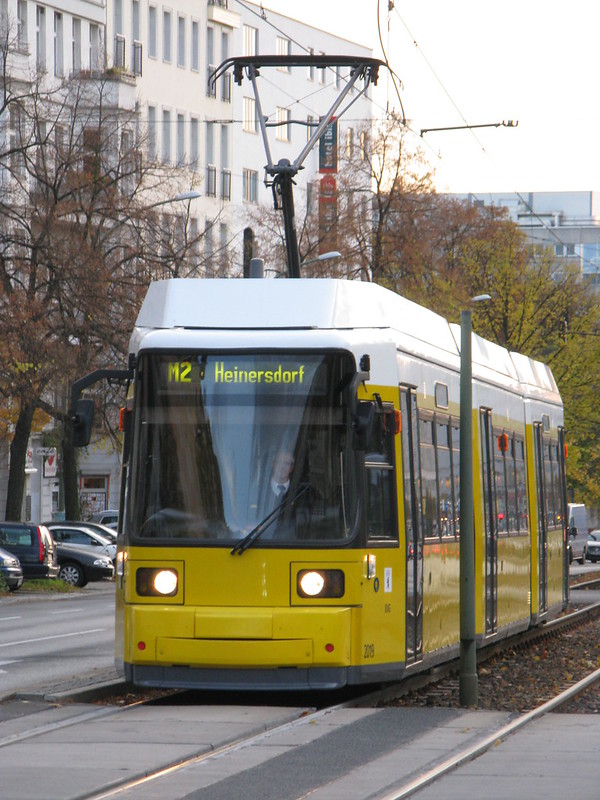 BVG Metro M2 retning Prenzlauer Berg